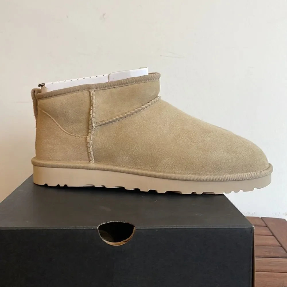 UGG Classic Ultra Mini Booties Mustard Seed USA Men Size 10/UK 9/EU 43